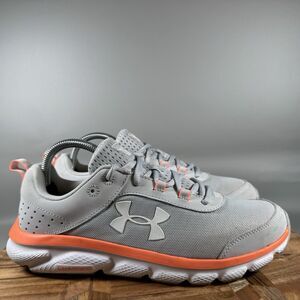 Under Armour Charged‎ Assert 10 Shoes Sneaker Womens Size 10 Grey Running